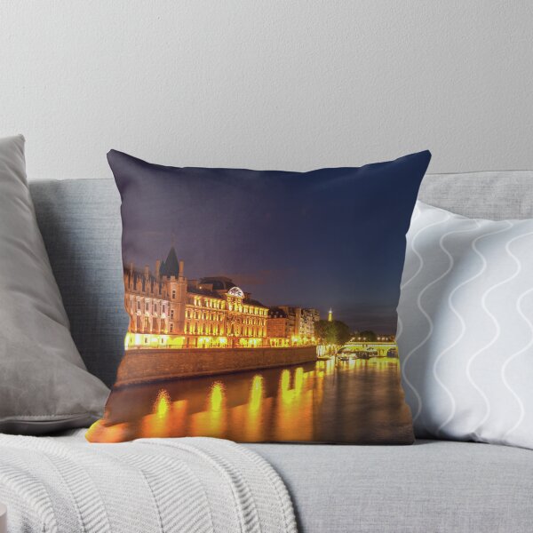 Item preview, Illuminated Conciergerie at night, Paris, France. designed and sold by Ulysse Pixel.
