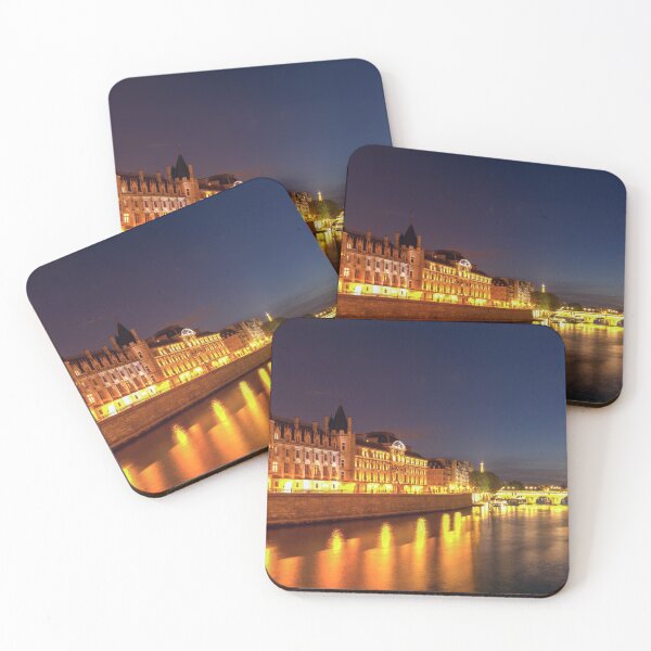 Item preview, Illuminated Conciergerie at night, Paris, France. designed and sold by Ulysse Pixel.