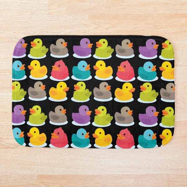 Duck Duck Go! Oh no, ducks everywhere! Bath Mat
