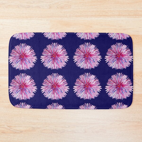Item preview, FUNNY FLOWERS ON DARK BLUE  designed and sold by evafriese015.