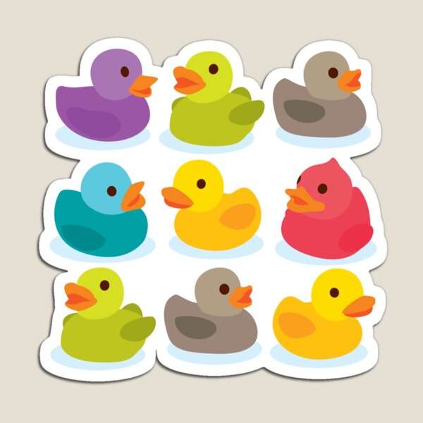Duck Duck Go! Oh no, ducks everywhere! Magnet