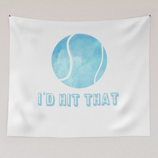 Item preview, Id Hit That - Tennis Sticker designed and sold by StickersStore.