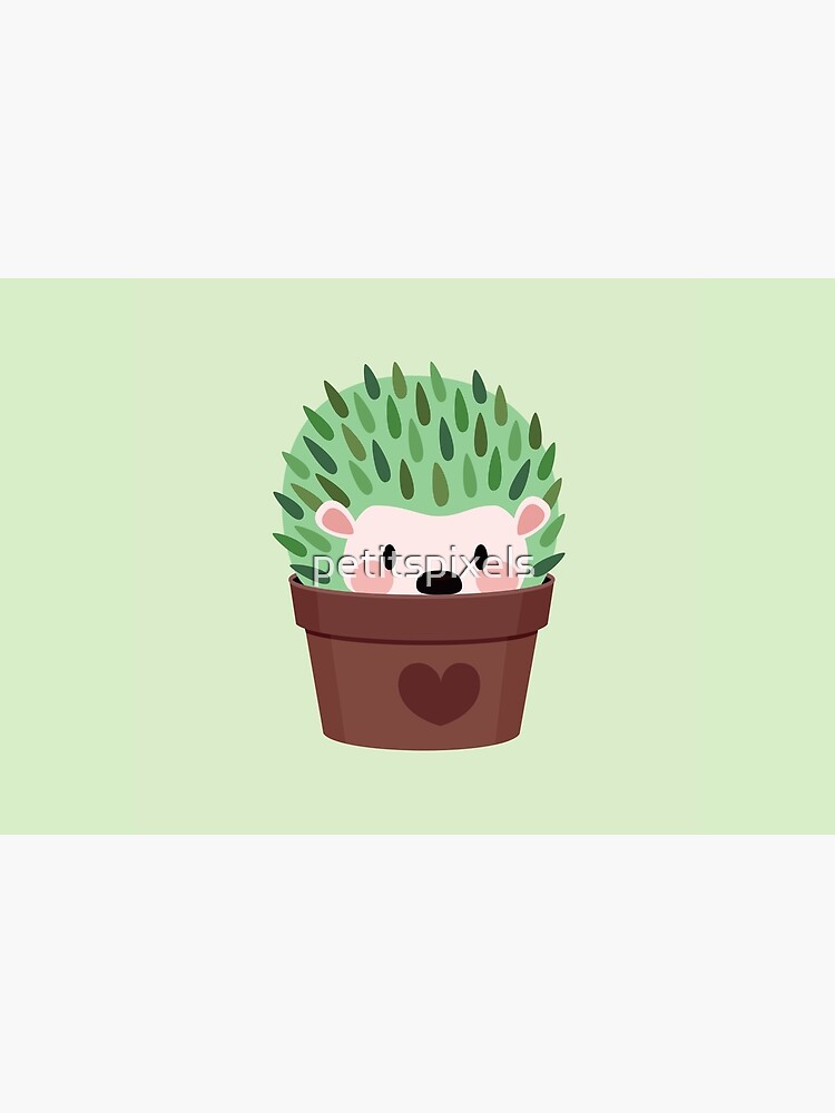 Hedgehogs disguised as cactuses by petitspixels