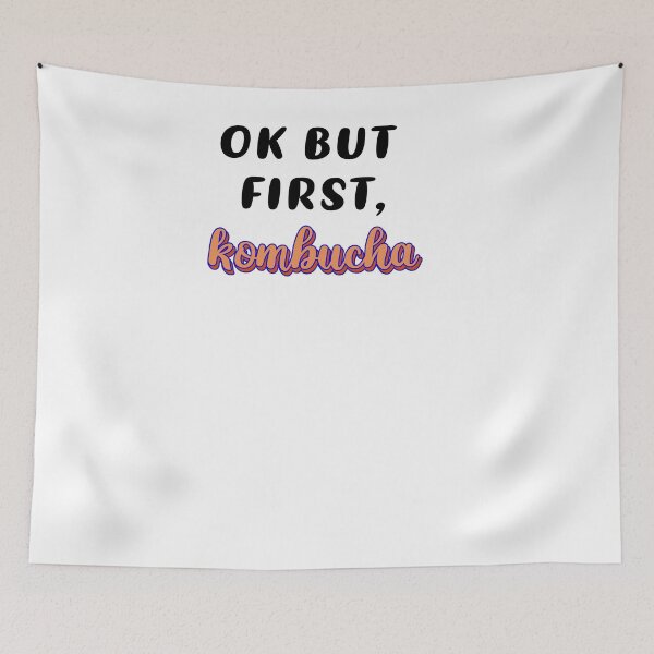 Item preview, but first, kombucha designed and sold by savebeesplease.