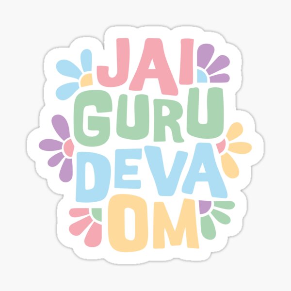 Artikel-Vorschau von Jai Guru Deva Om, designt und verkauft von majoihart.