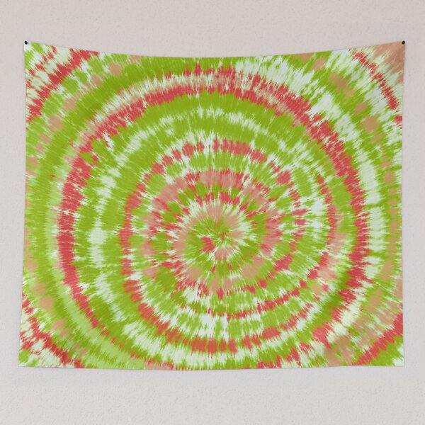 Item preview, Green and Orange Clash Tie Dye designed and sold by TheTarotShop.
