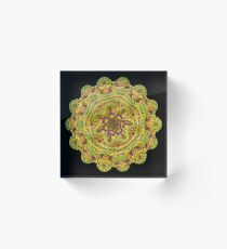 'Mandelbulb Mandala' Acrylic Block