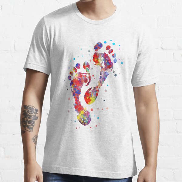 "Footprint, human footprint" Tshirt for Sale by Rosaliartbook