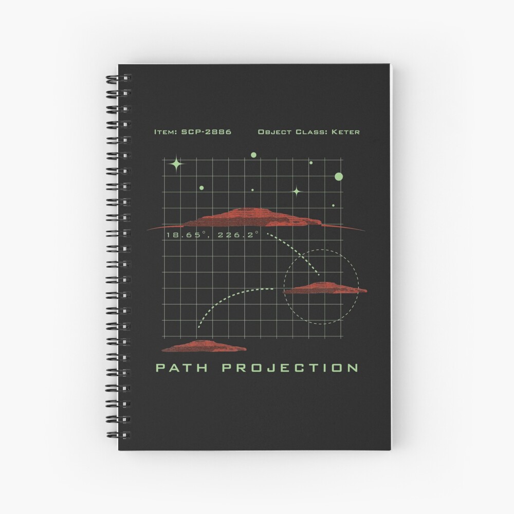 Scp 26 Planet Hopping Volcano Scp Foundation Spiral Notebook By Opalskystudio Redbubble