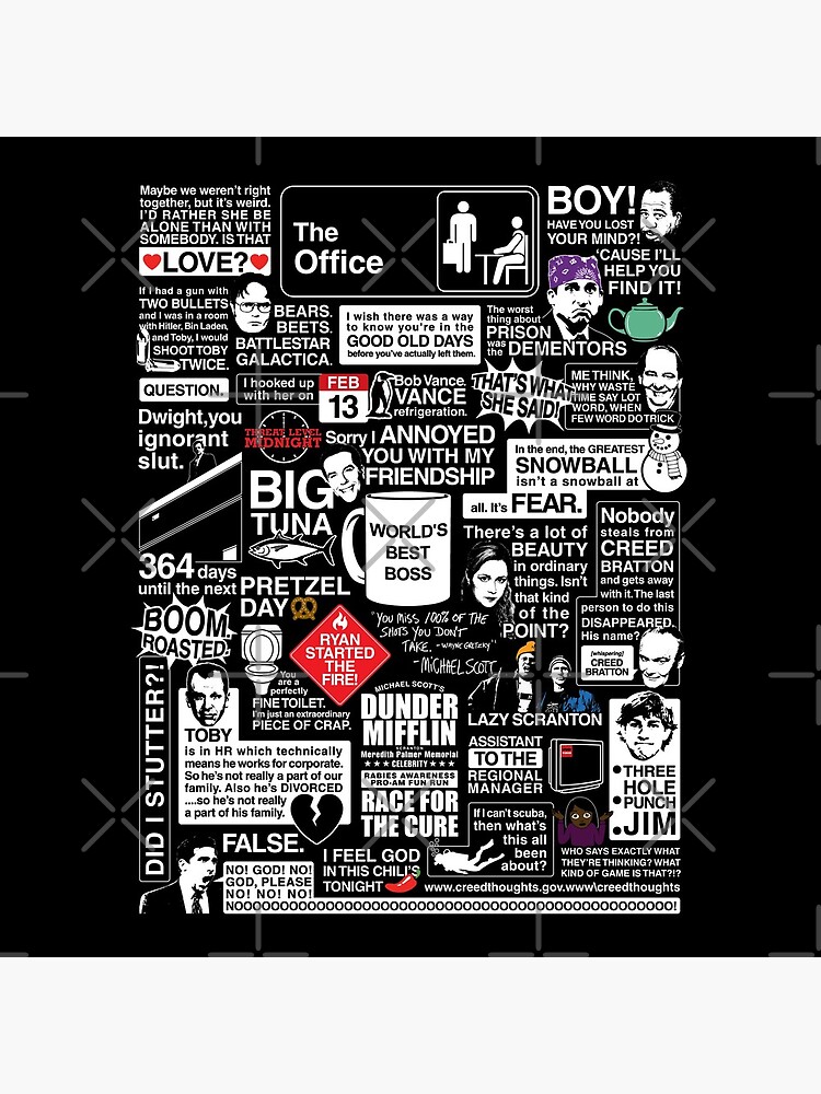 Wise Words From The Office - The Office Quotes by huckblade