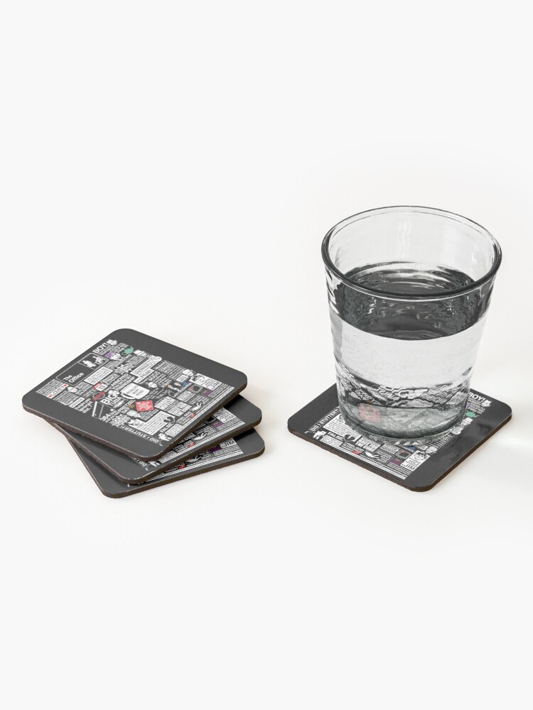 Alternate view of Wise Words From The Office - The Office Quotes Coasters (Set of 4)