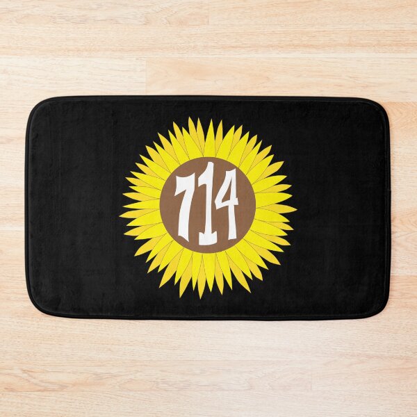 Item preview, Hand Drawn California 714 Area Code Sunflower designed and sold by itsrturn.