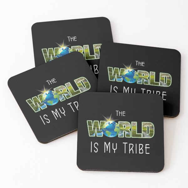 Item preview, The World Is My Tribe designed and sold by NoBonesLife.