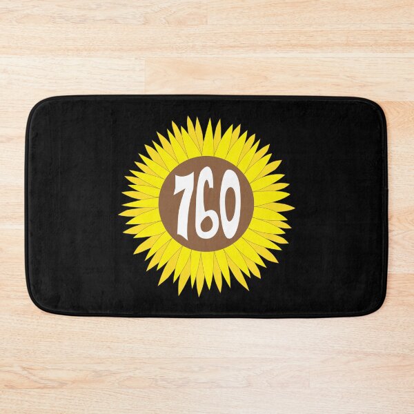 Item preview, Hand Drawn California 760 Area Code Sunflower designed and sold by itsrturn.