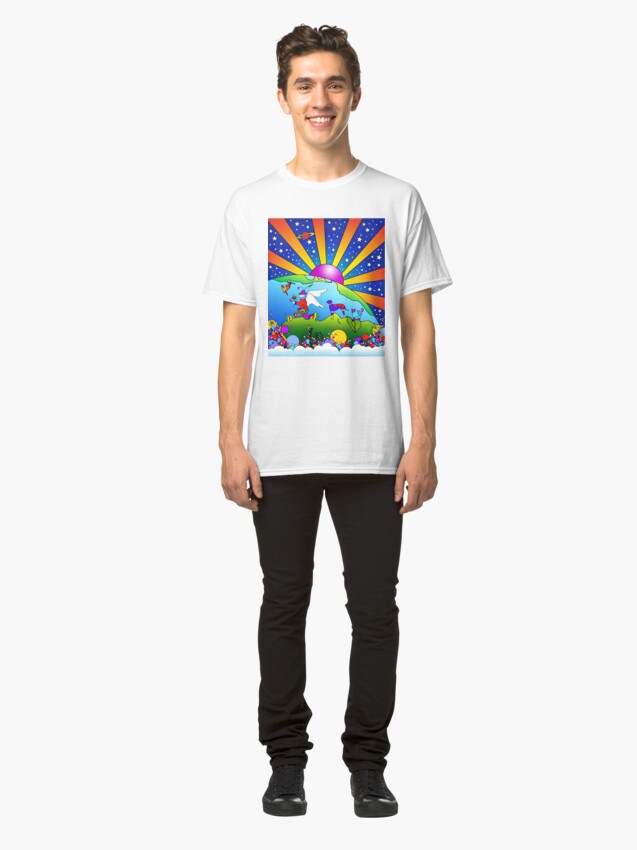 Alternate view of Cosmic Pet World Classic T-Shirt