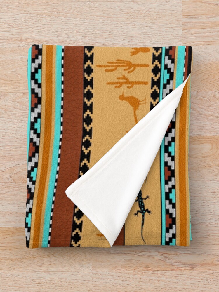 "Desert Southwest" Throw Blanket for Sale by SSSowers Redbubble