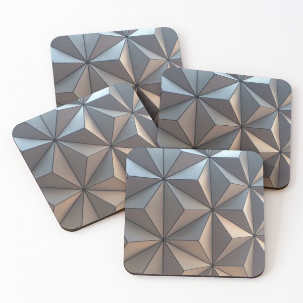 Spaceship Earth Coasters (Set of 4)