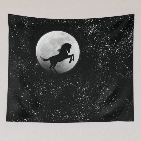 Item preview, Moon Dancer Celestial Galaxy Equine Art  designed and sold by tinaschofield.