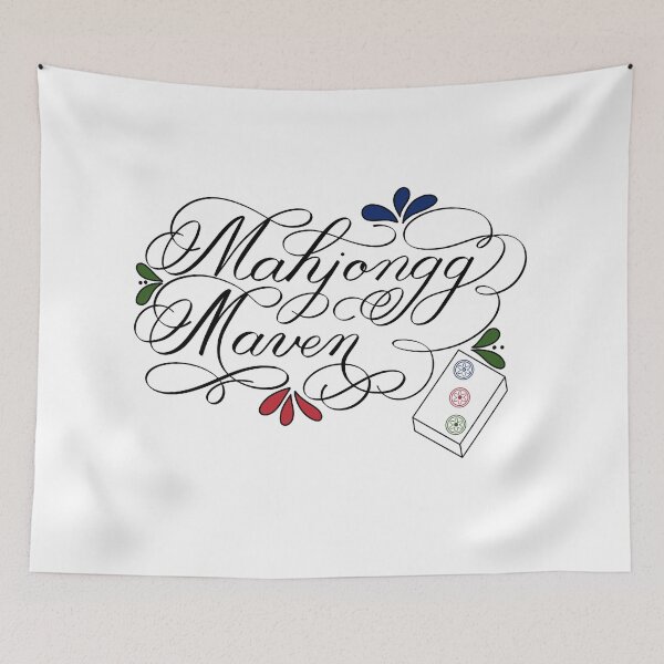 Item preview, Mahjongg Mahjong Maven Design on Light Background designed and sold by Gsallicat.
