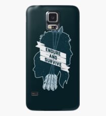 Ertrage und überlebe Hülle & Klebefolie für Samsung Galaxy
