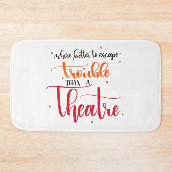 Item preview, Where Better to Escape Trouble than a Theatre? designed and sold by cmonique5.