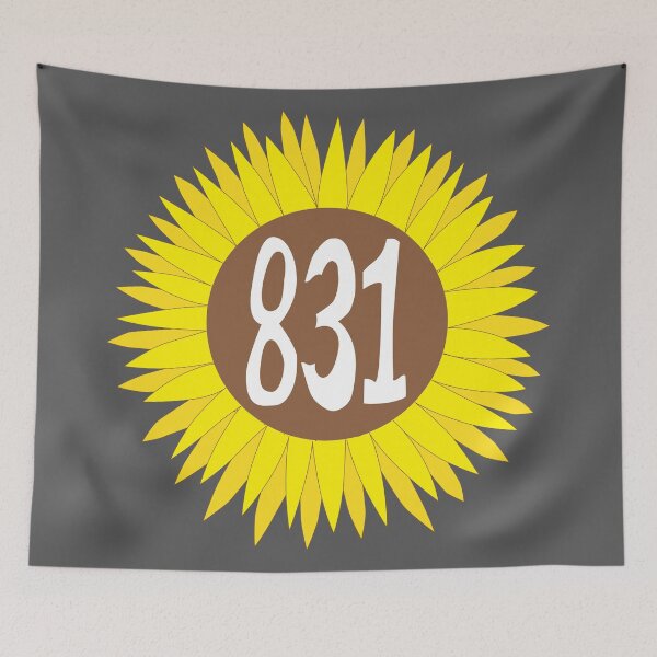 Item preview, Hand Drawn California 831 Area Code Sunflower designed and sold by itsrturn.