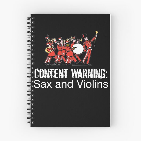 Item preview, Funny Marching Band - Marching Band Gifts - Content Warning Sax And Violins   designed and sold by Galvanized.