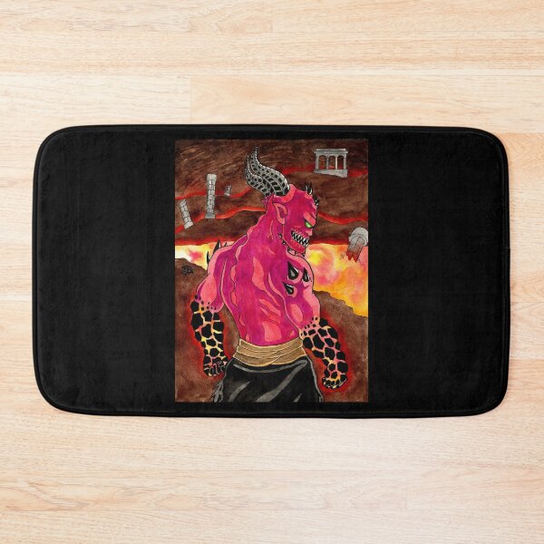 Item preview, Fire Demon Watercolor Fantasy Painting designed and sold by PyromaniacJoe.