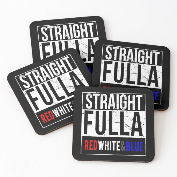 Item preview, Straight Fulla Red White Blue Patriotic designed and sold by flippinsg.