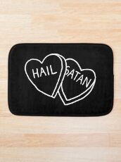 Hail Satan Candy Bath Mat