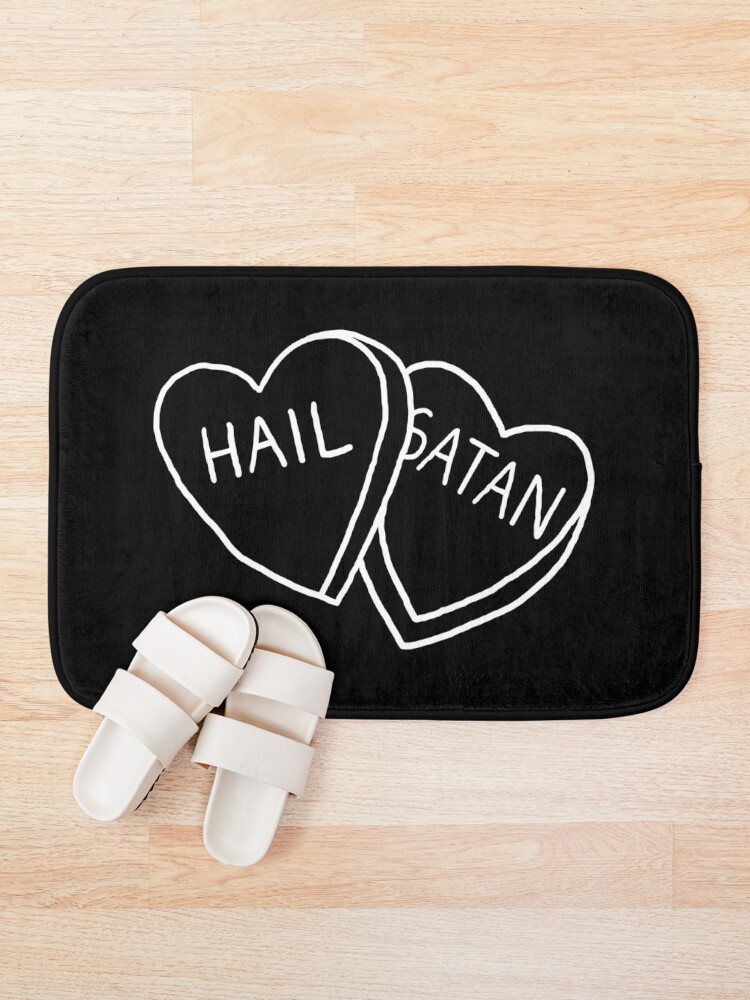 Alternate view of Hail Satan Candy Bath Mat
