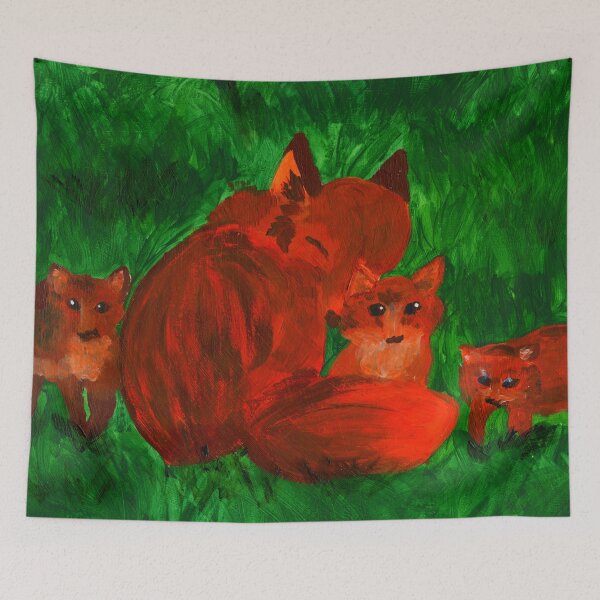 Item preview, Fox Family  designed and sold by Niina  Niskanen.