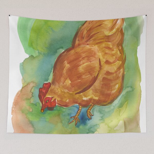 Item preview, Cute Hen Portrait  designed and sold by Niina  Niskanen.