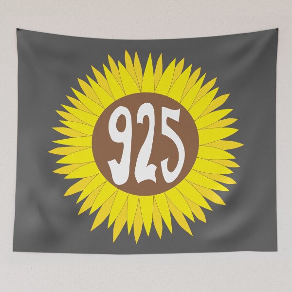 Item preview, Hand Drawn California 925 Area Code Sunflower designed and sold by itsrturn.