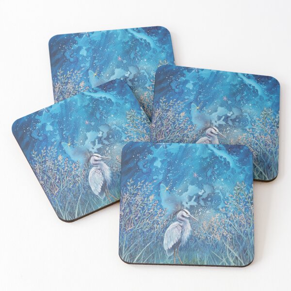 Item preview, Blue Heron at Night  designed and sold by Nicolette Stewart.