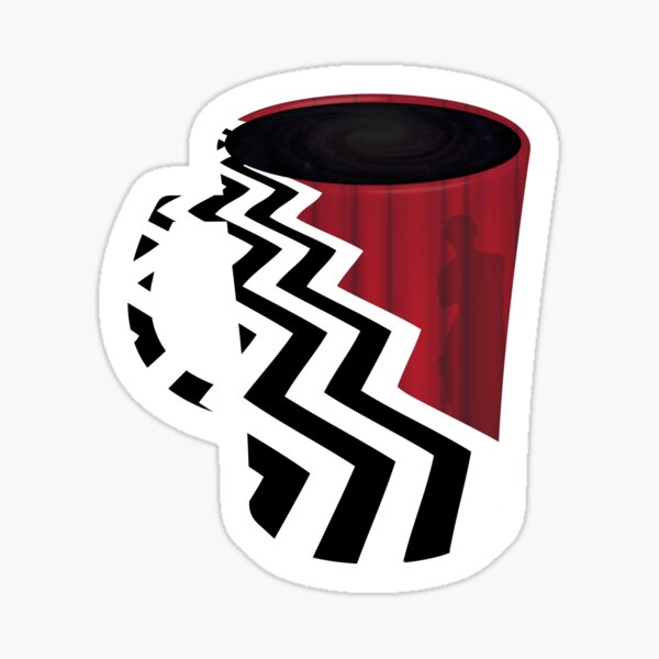 Twin Peaks Red Room Coffee Sticker