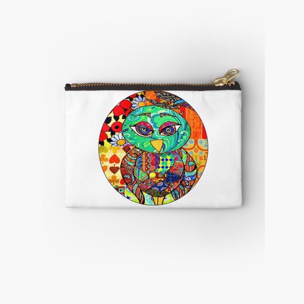 Item preview, Adorable Patchwork Colorful Owl designed and sold by artbyomega.
