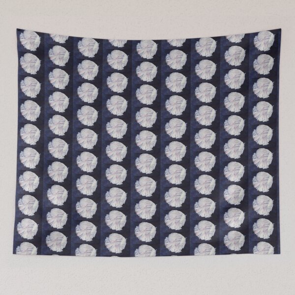 Item preview, Delicate White Fighter Fish designed and sold by Sue Chorney.