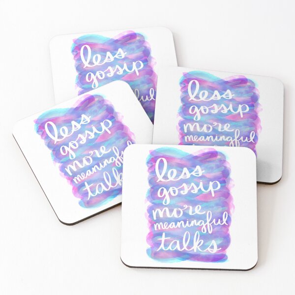 Item preview, Less Gossip, More Meaningful Talks designed and sold by strongpurpose.