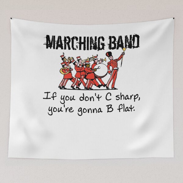 Item preview, Funny Marching Band - Funny Marching Band Gifts - If You Don’t C Sharp You’re Gonna Be Flat designed and sold by Galvanized.