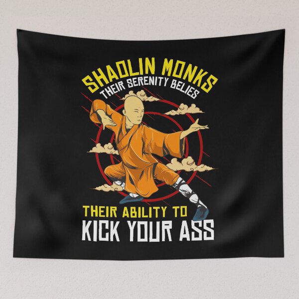 Item preview, Shaolin Monk Kung Fu MMA Sensei designed and sold by HelenofThreads.
