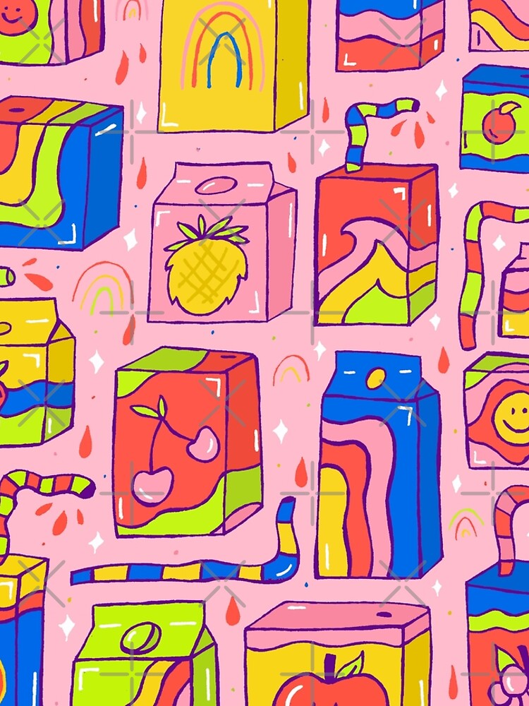 Juice Box Print by doodlebymeg