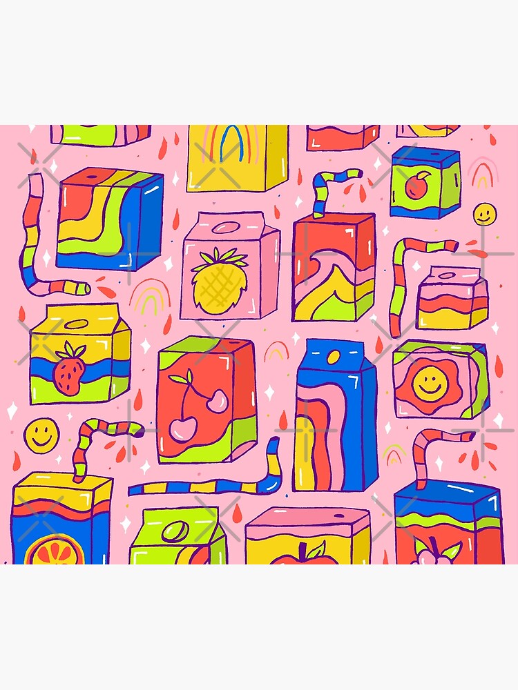Juice Box Print by doodlebymeg