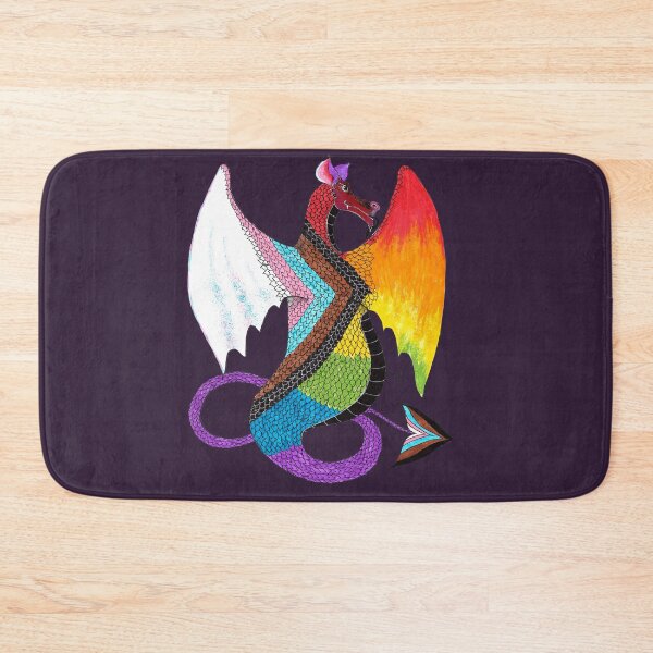 Item preview, Inclusive Pride Dragon designed and sold by neuroticowl.