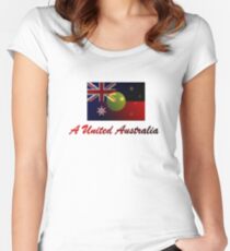 A United Australia T-Shirt Women's Fitted Scoop T-Shirt