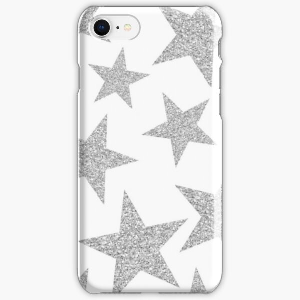 silver stars iPhone Snap Case