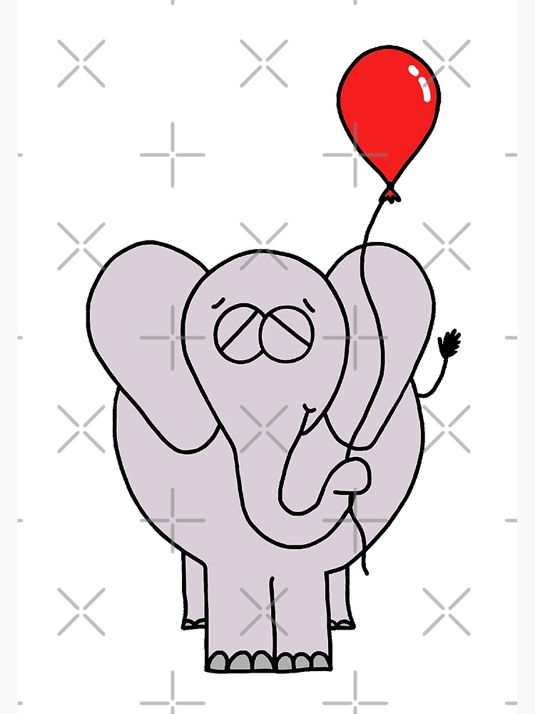 The Elephant And His Balloon by AdrienneBody