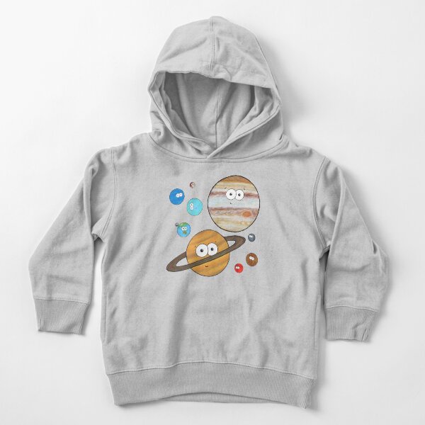 Cute Planets Toddler Pullover Hoodie