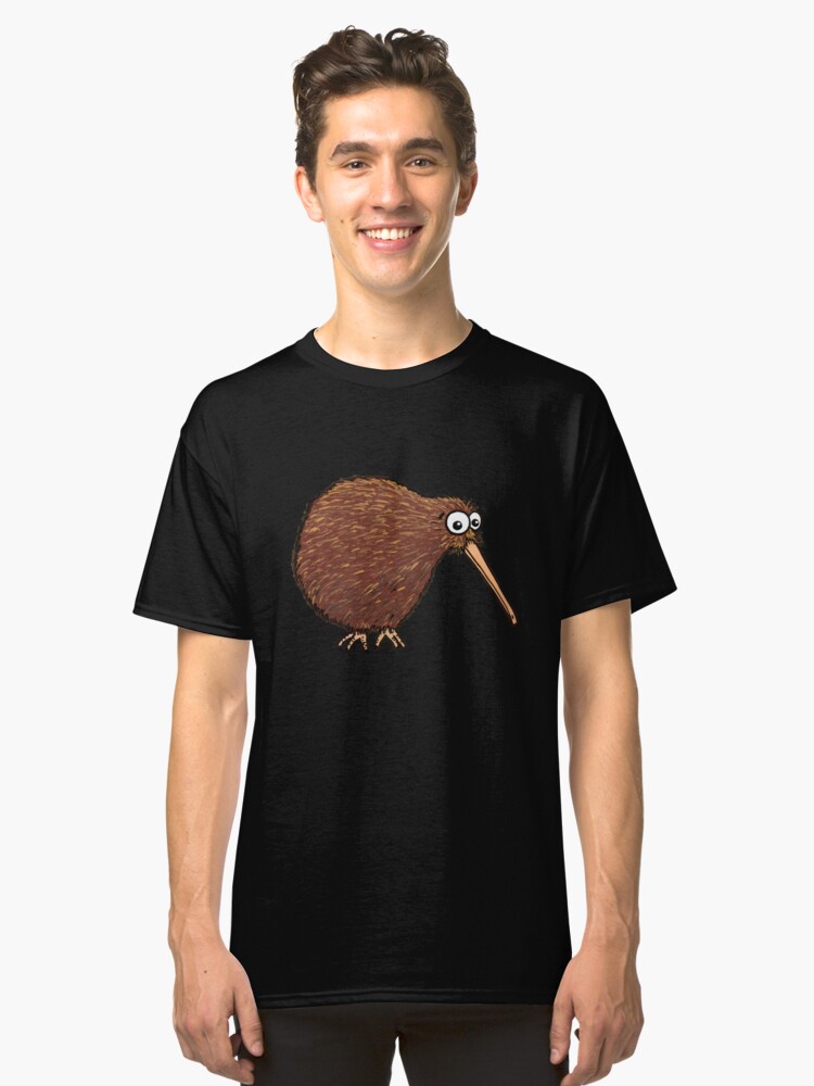 Alternate view of Cutest Kiwi - On Black Classic T-Shirt