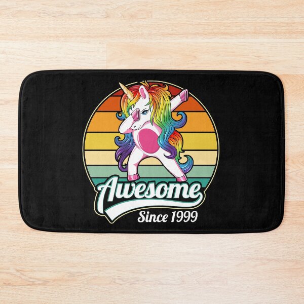 Item preview, Awesome Since 1999 | Vintage Unicorn Birthday Gift designed and sold by trollshooter.